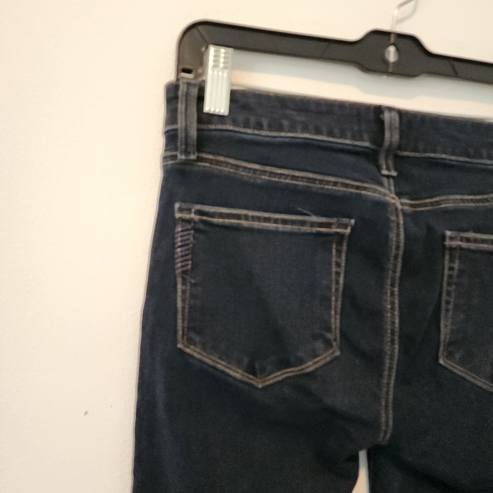 Paige Lou Lou Flare Jeans In Bradford Blue Size 26 Petite - Picture 13 of 16
